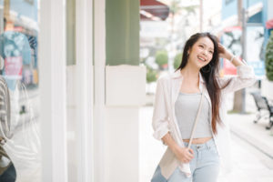 オシャレな中国人女性