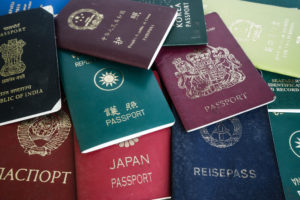 色々な国のパスポート
