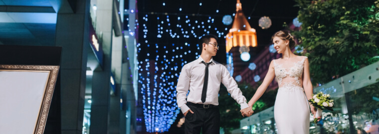 国際結婚をする日本人男性が増え、比率も増えた