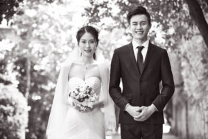 国際結婚を反対していた両親を説得し、最終的に祝福された結婚式の写真