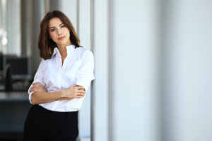 清潔感があふれる外国人女性